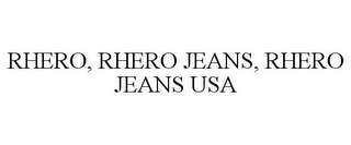 RHERO, RHERO JEANS, RHERO JEANS USA