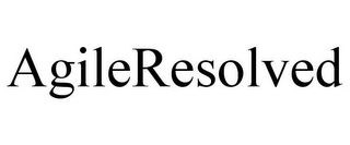 AGILERESOLVED