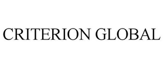 CRITERION GLOBAL