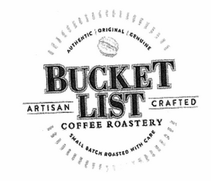 AUTHENTIC / ORIGINAL / GENUINE BUCKET LIST ARTISAN CRAFTED COFFEE ROASTERY SMALL BATCH ROASTED WITH CARE