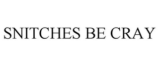 SNITCHES BE CRAY