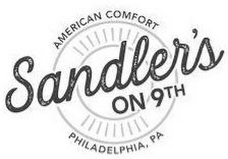 SANDLER'S ON 9TH AMERICAN COMFORT PHILADELPHIA, PA