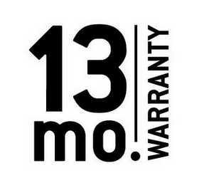 13 MO. WARRANTY