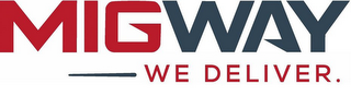 MIGWAY WE DELIVER.