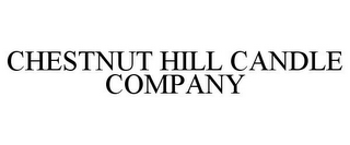 CHESTNUT HILL CANDLE COMPANY