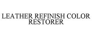 LEATHER REFINISH COLOR RESTORER