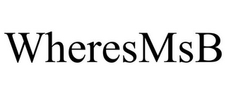 WHERESMSB