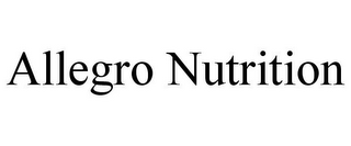 ALLEGRO NUTRITION