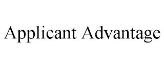 APPLICANT ADVANTAGE