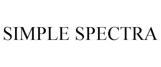 SIMPLE SPECTRA