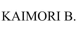 KAIMORI B.