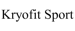 KRYOFIT SPORT