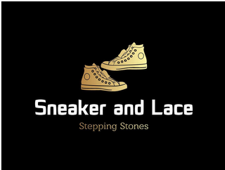SNEAKER AND LACE STEPPING STONES