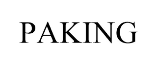 PAKING