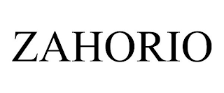 ZAHORIO