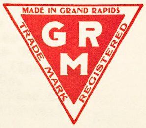 MADE IN GRAND RAPIDS TRADE MARK REGISTERED GRM