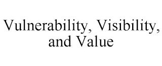 VULNERABILITY, VISIBILITY, AND VALUE