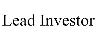 LEAD INVESTOR