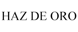 HAZ DE ORO