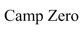 CAMP ZERO