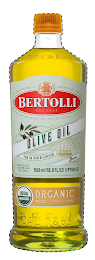 BERTOLLI DAL 1865 WORLD'S NO. 1 OLIVE OIL BRAND BRAND ESTABLISHED IN 1865 IN LUCCA, TUSCANY OLIVE OIL OVER 150 YEARS OF EXPERTISE SELECTED OLIVE OILS FROM SPAIN AND TUNISIA PIONEER EXPORTER OF OLIVE OIL TO THE USDA ORGANIC ORGANIC MILD SMOOTH TASTE 500 ML (16.9 FL OZ) (1PT 0.9 OZ)