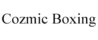 COZMIC BOXING