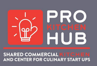 PRO KITCHEN HUB SHARED COMMERCIAL KITCHEN AND CENTER FOR CULINARY START UPS