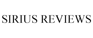 SIRIUS REVIEWS