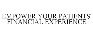 EMPOWER YOUR PATIENTS' FINANCIAL EXPERIENCE