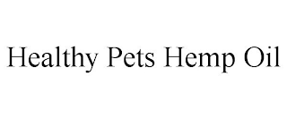 HEALTHY PETS HEMP OIL