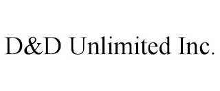 D&D UNLIMITED INC.