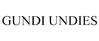 GUNDI UNDIES