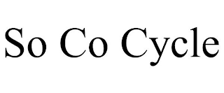 SO CO CYCLE