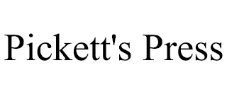 PICKETT'S PRESS