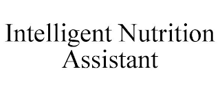 INTELLIGENT NUTRITION ASSISTANT