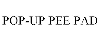 POP-UP PEE PAD