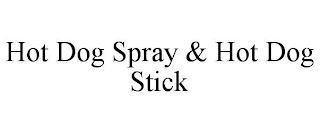 HOT DOG SPRAY & HOT DOG STICK