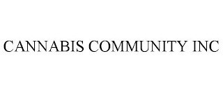 CANNABIS COMMUNITY INC