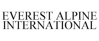 EVEREST ALPINE INTERNATIONAL