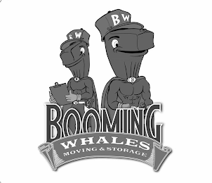 BOOMING WHALES MOVING & STORAGE BW B