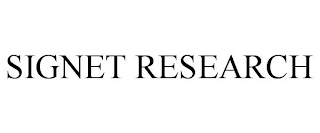 SIGNET RESEARCH