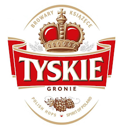 BROWARY KSIAZECE TYSKIE GRONIE POLISH HOPS SPIRIT OF POLAND