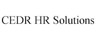 CEDR HR SOLUTIONS