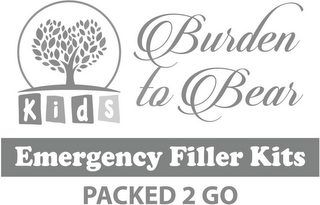 BURDEN TO BEAR KIDS EMERGENCY FILLER KITS PACKED 2 GO