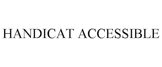 HANDICAT ACCESSIBLE