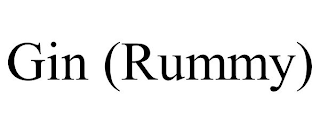 GIN (RUMMY)