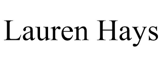 LAUREN HAYS