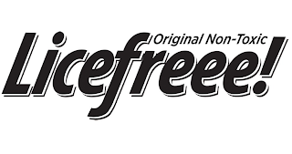 ORIGINAL NON-TOXIC LICEFREEE!