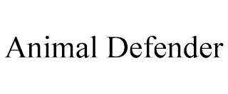 ANIMAL DEFENDER