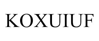 KOXUIUF